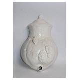 Vintage Ceramic Wall-Mounted Water Dispenser with Grapevine Design