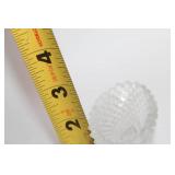 Set of 8 Vintage Clear Glass Compote Bowls