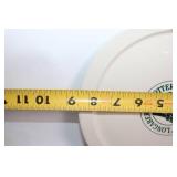 Set of 3 Decorative Plates with Rooster and Floral Designs