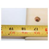 Vintage Wooden Wall Rack with Heart Design