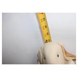 Stuffed Bunny Toy in Black Outfit