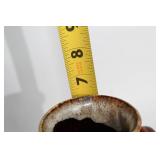 Set of 2 Vintage Stoneware Crocks with Brown Glaze