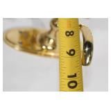 Vintage Brasscrafters Double Wall Sconce with Glass Globes