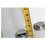 Vintage Kitchenware Collection: Jadeite Mixing Bowl, Milk Glass Hen Dish, Salt & Pepper Shakers Set