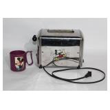 Mickey Mouse Themed Toaster and Mug Set