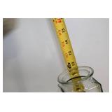 Set of 3 Vintage Glass Jars with Lids