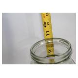 Set of 3 Vintage Glass Jars with Lids