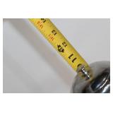 Vintage Coca-Cola Glass Straw Dispenser with Metal Lid