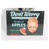 Vintage Kitchen Collection with Utensils and Advertising Sign