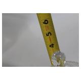 Collection of Elegant Glassware with Crystal Patterns