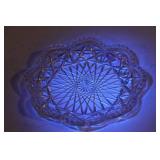 Collection of Elegant Glassware with Crystal Patterns