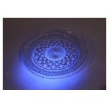 Collection of Elegant Glassware with Crystal Patterns