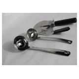 Assorted Kitchenware Collection Including Mugs, Glasses, and Utensils