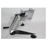 Vintage Silver Star Rotary Cheese Grater with 3 Drum Attachments