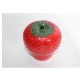 Set of 3 Fruit-Themed Ceramic Containers and Decoration