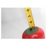 Set of 3 Fruit-Themed Ceramic Containers and Decoration