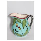 Rio Grande Pottery Green Leaf Dish Set with Pitcher