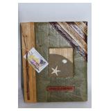 Handcrafted Riviera Maya Photo Album with Natural Leaf Cover