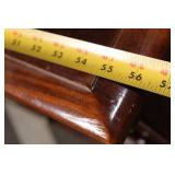 Solid Wood Hutch Cabinet with Glass Doors and Drawers