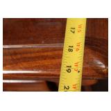 Solid Wood Hutch Cabinet with Glass Doors and Drawers