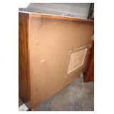 Vintage Wooden Cabinet with Multiple Drawers and Compartments