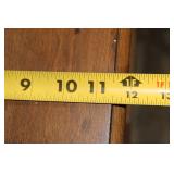 Antique Wooden Side Table with Storage Shelf