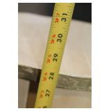 Vintage Wooden Bedside Table with Floral Design