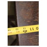 Vintage Wooden Bar Stool with Rustic Finish