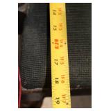 Vintage Wooden Chair with Floral Upholstery and Matching Footstool