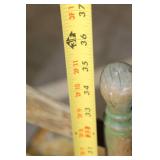 Vintage Wooden Rocking Chair with Floral Upholstery