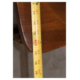 Vintage Wooden Rocking Chair with Decorative Backrest