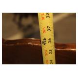 Vintage Wooden Rocking Chair with Decorative Backrest