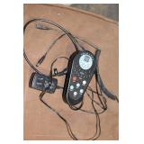 Brown Suede Recliner Chair with Ottoman and Massage Function