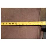 Brown Suede Recliner Chair with Ottoman and Massage Function