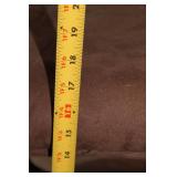 Brown Suede Recliner Chair with Ottoman and Massage Function