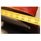 Antique Wooden Armchair and Settee Set with Carved Detailing