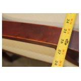 Antique Wooden Armchair and Settee Set with Carved Detailing