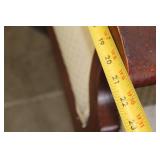 Antique Wooden Armchair and Settee Set with Carved Detailing