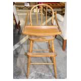 Vintage Wooden High Chair