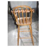 Vintage Wooden High Chair