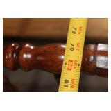 Vintage Wooden Spindle Twin Bed Frame