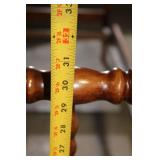 Vintage Wooden Spindle Twin Bed Frame