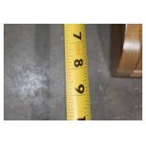 Wooden Wall-Mounted Coat Rack with Heart and Leaf Carving