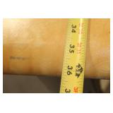 Expandable Wood and Tile Dining Table with Leaf