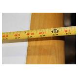 Expandable Wood and Tile Dining Table with Leaf