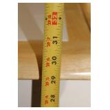 Expandable Wood and Tile Dining Table with Leaf