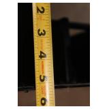 Black Powder-Coated Steel Rack for Metal Storage