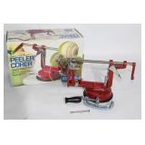 Progressive Red Quick Prep Apple Peeler Corer with Attachments