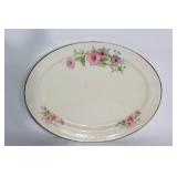 Set of 10 Vintage Decorative Serving Trays with Floral and Fruit Designs
