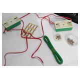 Collection of Vintage Model Train Cars and Accessories